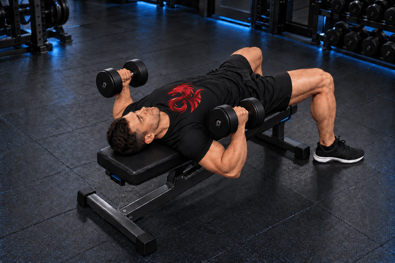 Borstoefeningen met dumbbells voor spieropbouw en kracht – Drachensang Academy Nederland