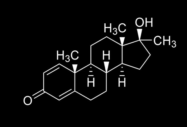 Drachensang Academy Nederland – Weergave van de chemische structuurformule van Methandienon en Methandrostenolon, de moleculaire opbouw van Dianabol