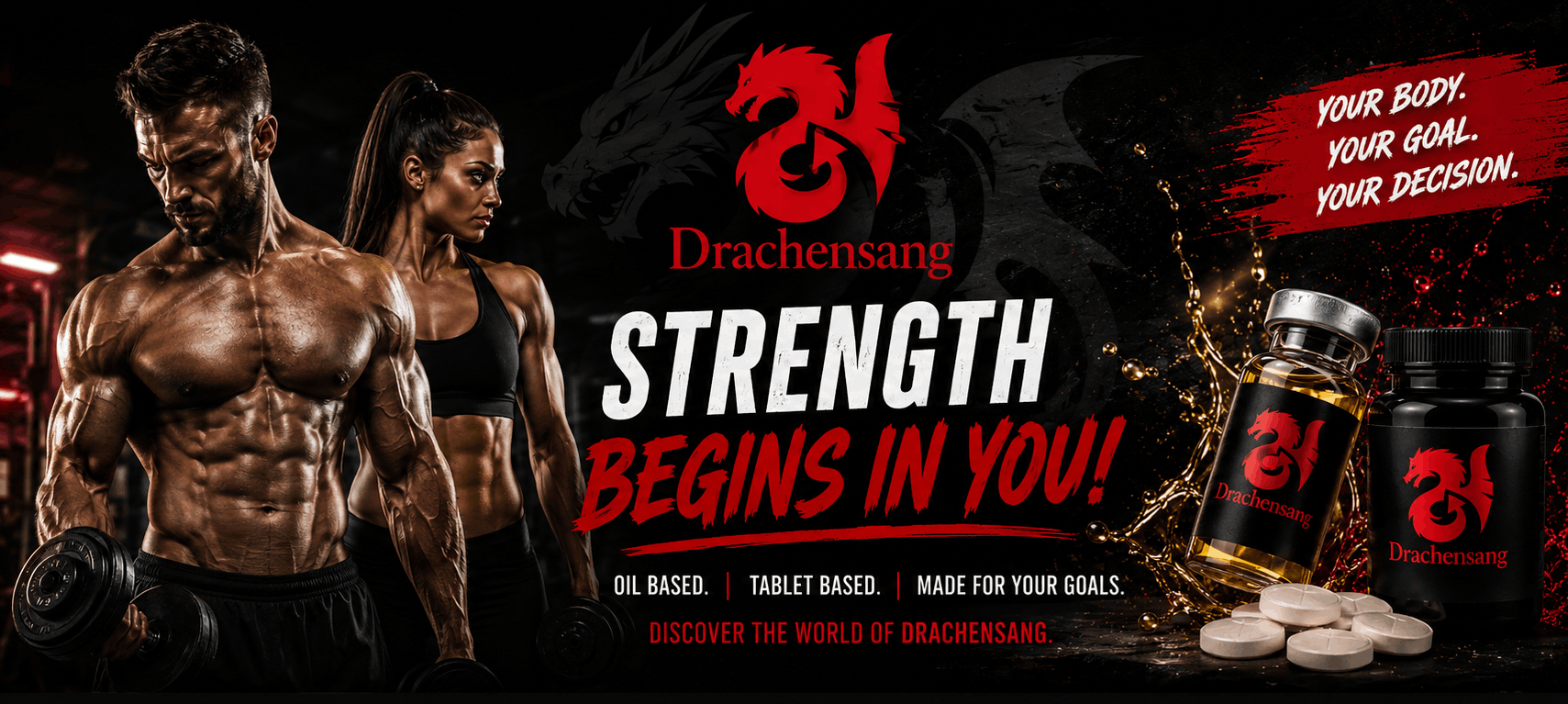 Drachensang Academy Nederland – Premium anabole tabletten, capsules en vloeibare formules op oliebasis met een laboratorium geteste zuiverheid van bijna 100 procent