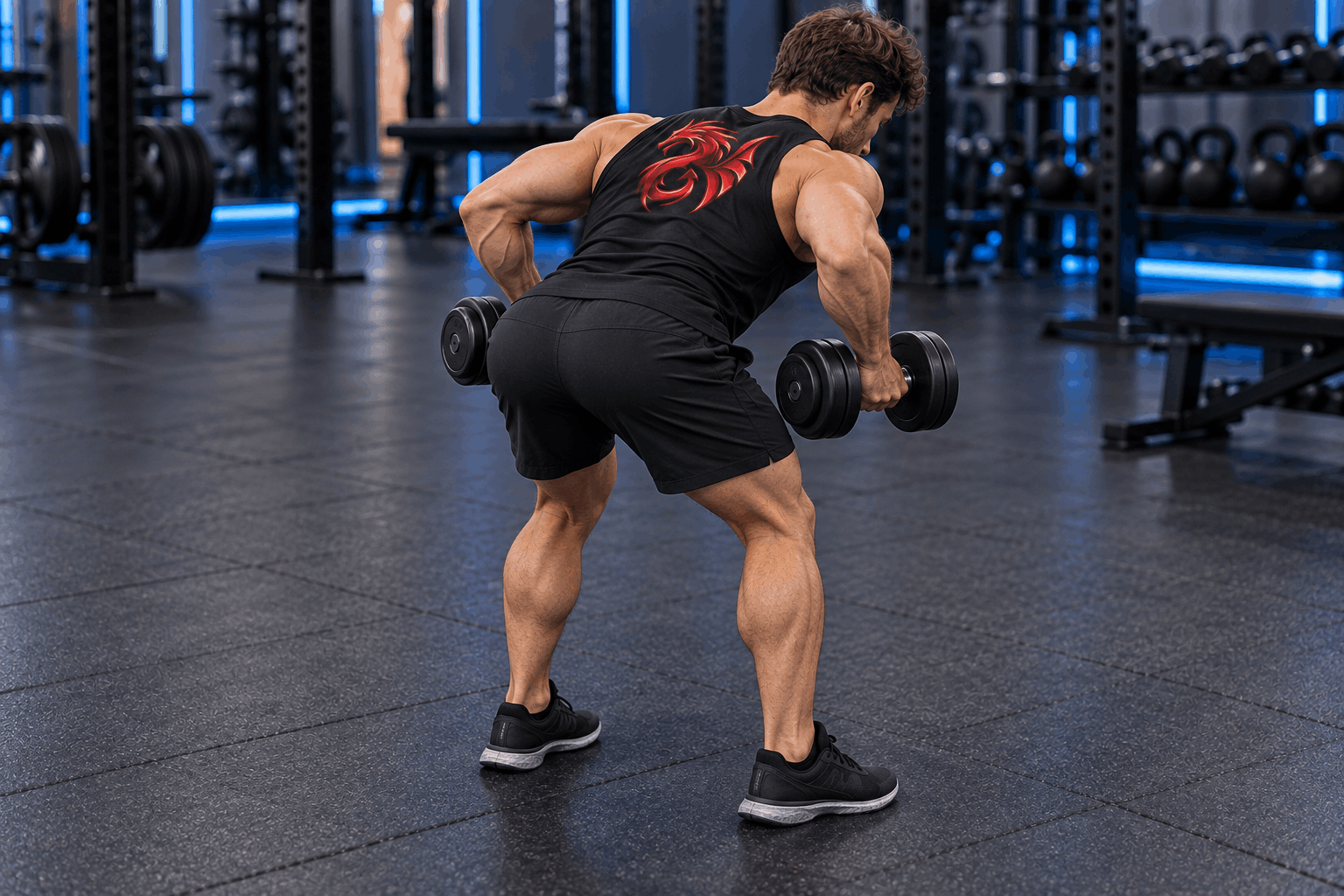 Rugoefeningen met dumbbells voor spieropbouw en kracht – Drachensang Academy Nederland