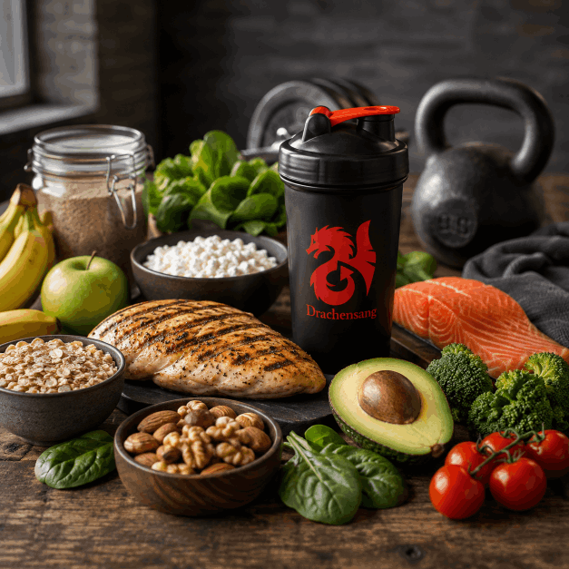 Drachensang Academy Nederland – Doelgerichte sportvoeding voor snelle spiergroei, strategische meal prep, macro's en anabole dieetgidsen
